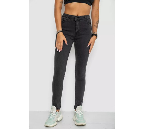 Джинси жіночі демісезонні, колір сірий, 244R2021-18
