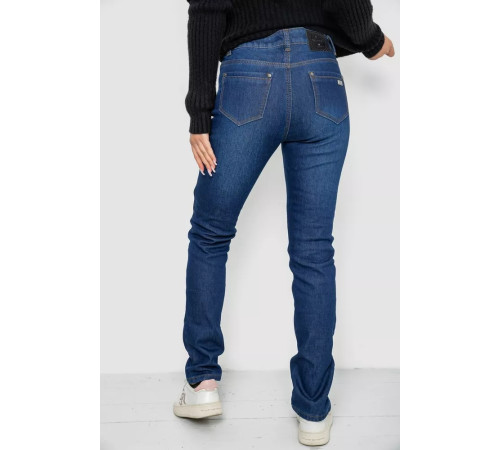 Джинси жіночі на флісі, колір синій, 244RM8107