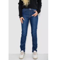 Джинси жіночі на флісі, колір синій, 244RM8107