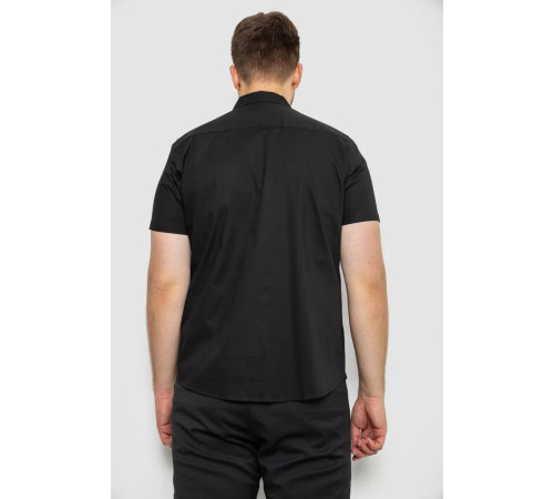 Сорочка чоловіча, колір чорний, 214R7326-1