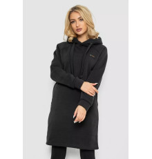 Туніка жіноча на флісі, колір чорний, 243R01006