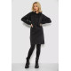 Туніка жіноча на флісі, колір чорний, 243R01006