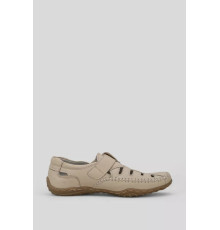 Туфли летние для мальчиков, цвет светло-бежевый, 244RT703.