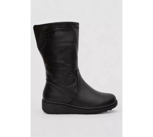 Сапоги женские зимние на меху, черный, 243RY2001