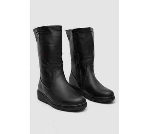 Сапоги женские зимние на меху, черный, 243RY2001