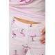 Женская пижама с принтом, цвет розовый, 243R7097