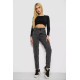 Джинси жіночі МОМ, колір темно-сірий, 244R4580