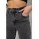 Джинси жіночі МОМ, колір темно-сірий, 244R4580