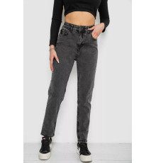 Джинсы женские МОМ, цвет темно-серый, 244R4580