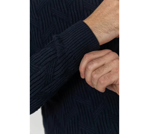 Свитер мужской, цвет темно-синий, 161R1034