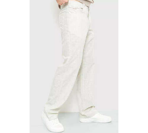 Брюки мужские классические, цвет молочно-серый, 167R955