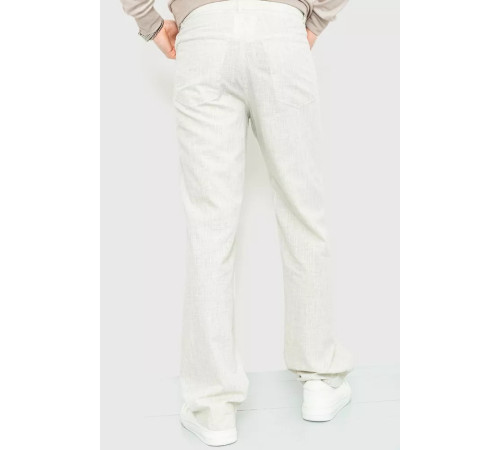 Брюки мужские классические, цвет молочно-серый, 167R955