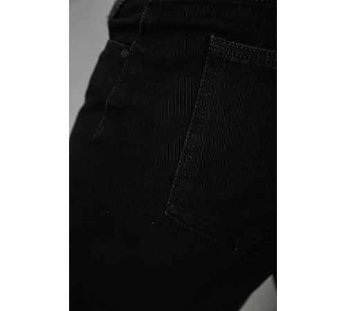 Джинси чоловічі стрейч, колір чорний, 244R8525