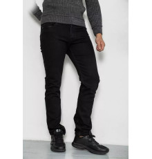 Джинси чоловічі стрейч, колір чорний, 244R8525