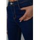 Джинси жіночі однотонні стрейч, колір синій, 244R108-1