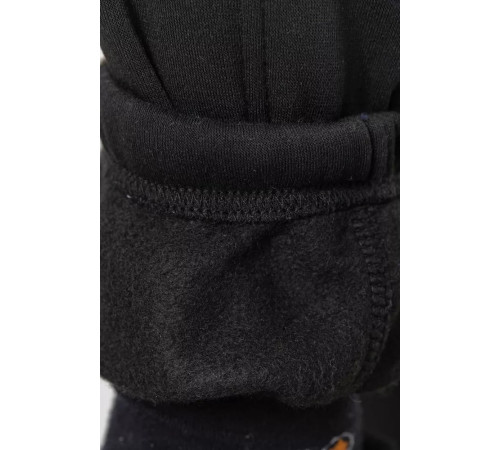 Спорт брюки мужские карго на флисе, цвет черный, 241R0651