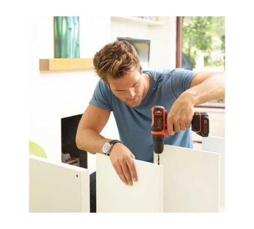 Шуруповерт Black&Decker BDCDD12, 10.8V, 26Нм, Li-Ion (BDCDD12)