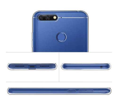 Чохол до мобільного телефона Laudtec для Huawei Y6 2018 Clear tpu (Transperent) (LC-HY62018T)