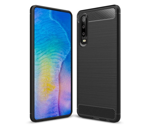 Чехол для мобильного телефона Laudtec для Huawei P30 Carbon Fiber (Black) (LT-P30B)