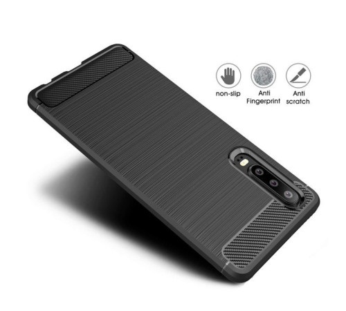 Чехол для мобильного телефона Laudtec для Huawei P30 Carbon Fiber (Black) (LT-P30B)