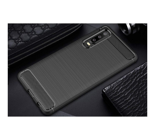 Чехол для мобильного телефона Laudtec для Huawei P30 Carbon Fiber (Black) (LT-P30B)