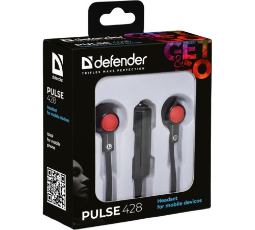 Навушники Defender Pulse 428 Black (63428)
