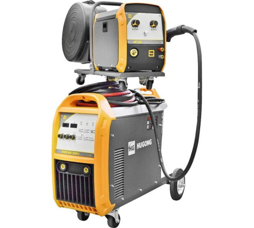 Зварювальний апарат Hugong InverMig 350 (MMA/MIG) напівавтомат (750050350)