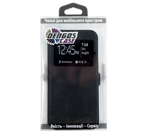 Чохол до мобільного телефона Dengos Flipp-Book Call ID Huawei Y5P, black (DG-SL-BK-263) (DG-SL-BK-263)