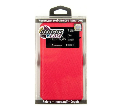 Чохол до мобільного телефона Dengos Flipp-Book Call ID Samsung Galaxy A11, red (DG-SL-BK-257) (DG-SL-BK-257)