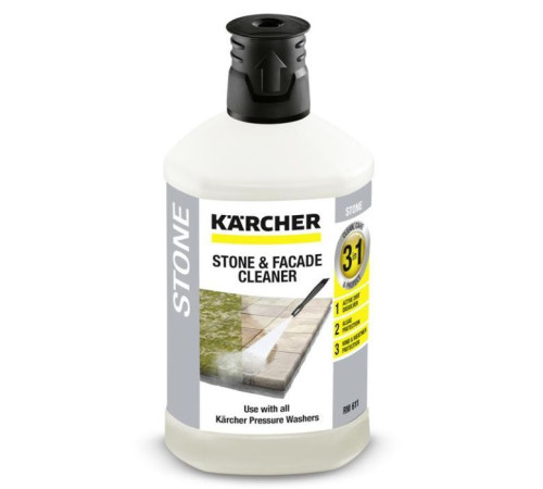 Засіб для мийок високого тиску Karcher для каменю, 3-в-1, Plug-n-Clean, 1л (6.295-765.0)