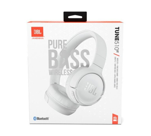 Наушники JBL Tune 510BT White (JBLT510BTWHTEU)
