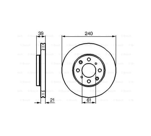 Гальмівний диск Bosch 0 986 479 033