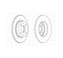 Тормозной диск FERODO DDF215