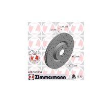 Гальмівний диск ZIMMERMANN 400.3670.52