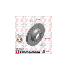 Гальмівний диск ZIMMERMANN 460.1582.20