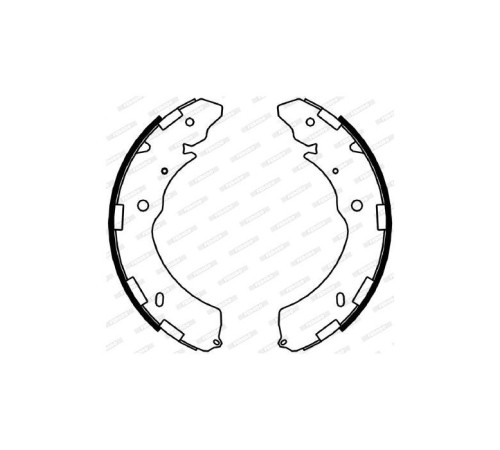 Гальмівні колодки FERODO FSB4052