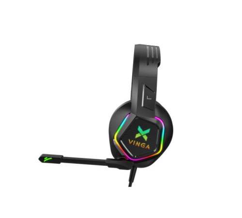 Навушники Vinga HSCU-160 Gaming LED Black (HSCU-160)