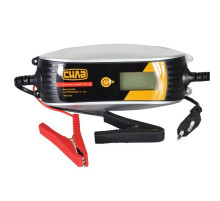 Зарядний пристрій для автомобільного акумулятора СИЛА цифровий імпульсивний 4А 6/12 В (900208)