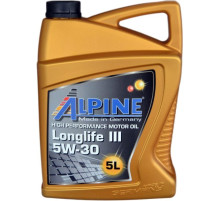 Моторна олива Alpine 5W-30 Longlife III 5л (0285-5)