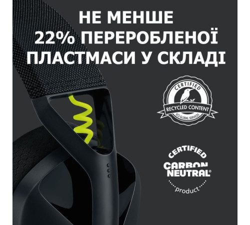 Навушники Logitech G435 Lightspeed Wireless Gaming Headset Black (981-001050)