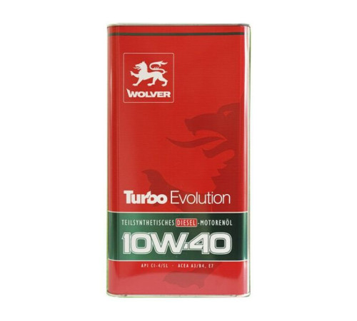 Моторное масло Wolver Turbo Evolution 10W-40 4л (4260360944406)