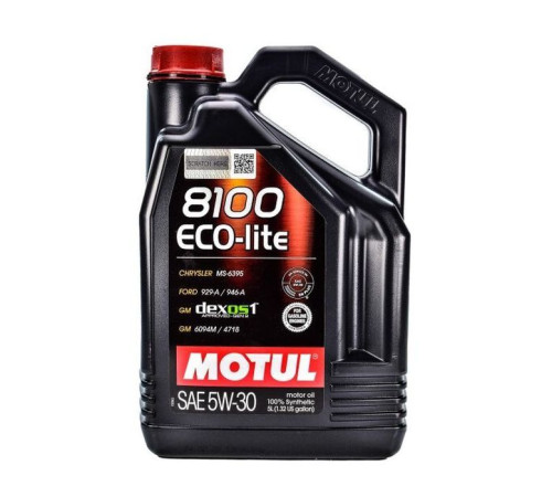 Моторна олива MOTUL 8100 Eco-lite 5w30 5л (839551)