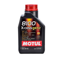 Моторна олива MOTUL X-cess 8100 gen2 5W-40 1 л 1л (368201)