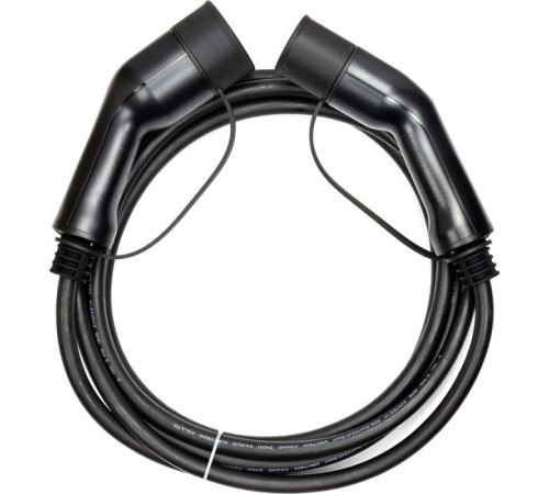 Зарядний кабель для електромобіля HiSmart Type 2 - Type 2, 32A, 7.2кВт, 1 фазный, 5м (EV200016)