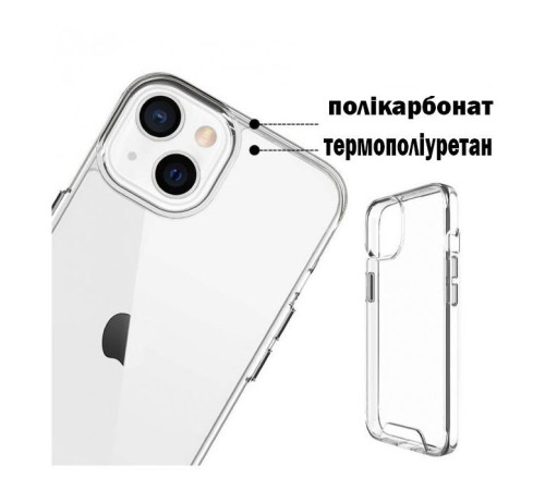 Чохол до мобільного телефона BeCover Space Case Apple iPhone 13 Mini Transparancy (707795)