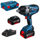 Гайковерт Bosch ударний GDS 18V-1050 H, 18В, 2x5.0 GAL1880 L-Box (0.601.9J8.522)