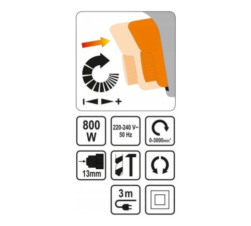 Дриль Sthor 78997