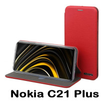 Чехол для мобильного телефона BeCover Exclusive Nokia C21 Plus Burgundy Red (707918)