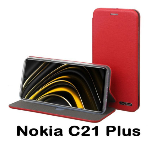 Чохол до мобільного телефона BeCover Exclusive Nokia C21 Plus Burgundy Red (707918)