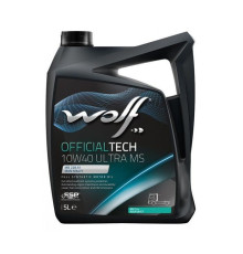 Моторное масло Wolf OFFICIALTECH 10W40 ULTRA MS 5л (8307317)